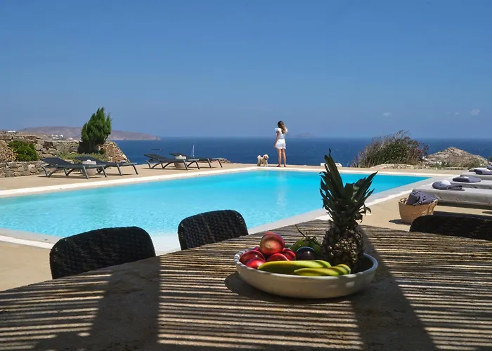 别墅 Blue Lounge Villa, Mykonos 帕诺尔莫斯米科诺斯